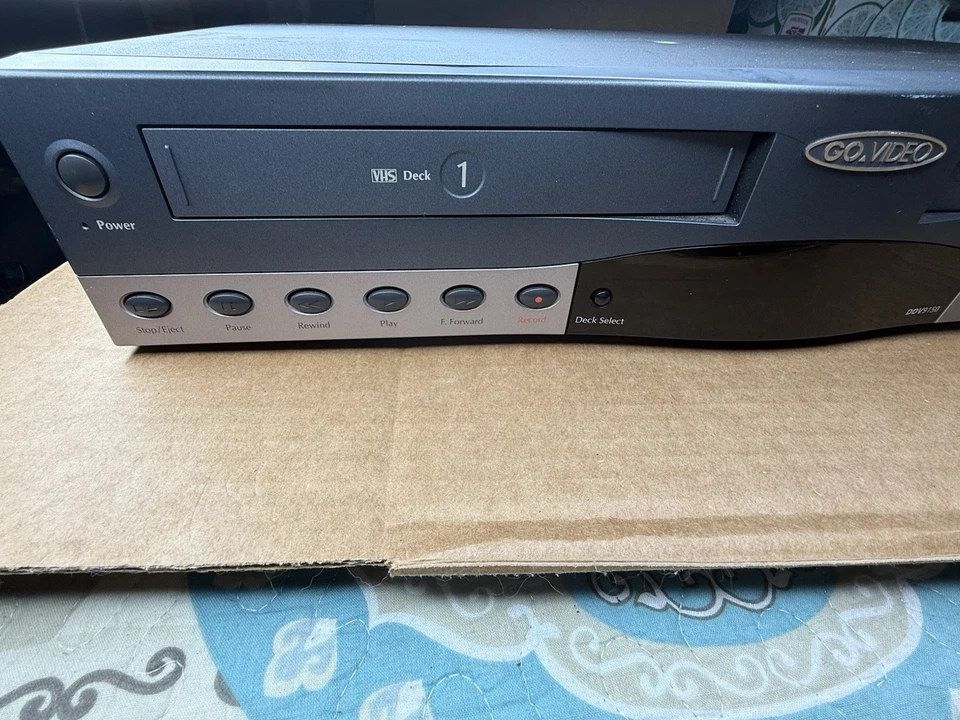 Go.Video Doble VCR DDV9150 Probado y Funcionando Raro VHS a VHS con AUX Foto 2 de 4