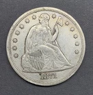 Seated Liberty Dollar coin from a recent eBay sale