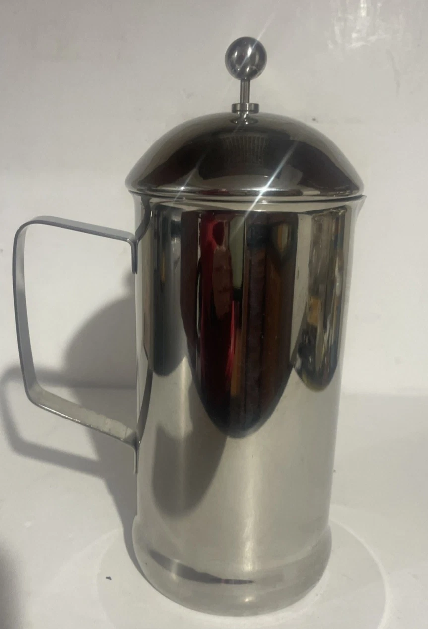 Polished Stainless Steel Cafetiere New