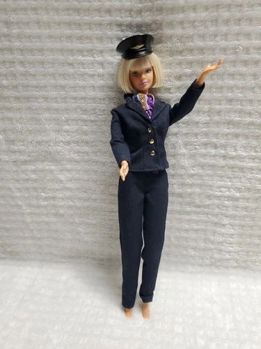 Vintage Mattel Pilot Barbie Doll - Special Edition (24017) No Shoes- Flaws READ