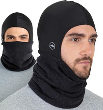 Maschera Da Sci Resistente per Copricapo - Scaldacollo Con Fodera per Casco, Pas
