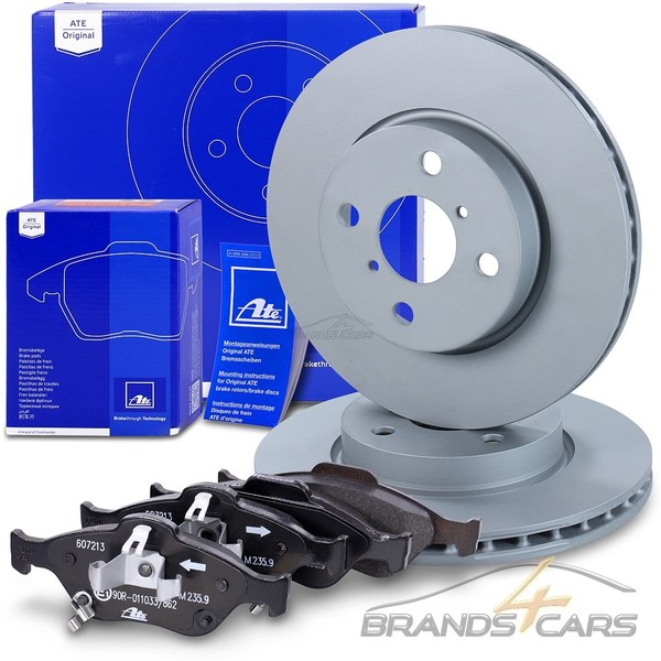 ATE Bremsscheiben Ø258 +BelÄGe Vorne FÜR Toyota Yaris P9 P13 Daihatsu Charade 8-image