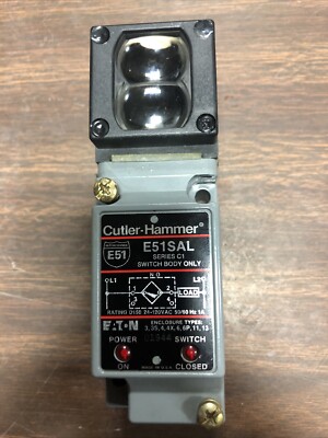EATON CUTLER HAMMER E51DC1 PHOTOELECTRIC HEAD W/ E51ALC1