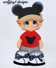 ELITE4U boy DISNEY premade paper piecing scrapbook diecut piece album page 3D