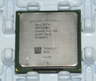 Intel Pentium 4 2.66GHz 533MHz 512KB Socket 478 CPU Processor SL6PE