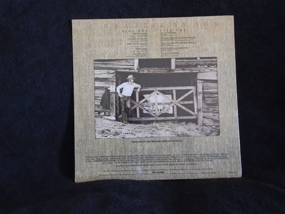 DON WILLIAMS, I Believe In You USA New Sealed LP FREE SHIPPING - Image 4 of 4