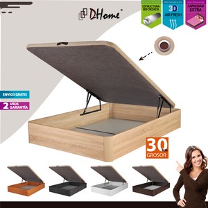 Canape Abatible Tapizado 3D GROSOR 30MM LUJO 4 válvulas esquinas canapé madera