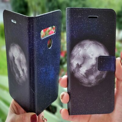 For Nokia Series Wallet Mobile Phone Case Cover - Full Moon Starry Night FC02