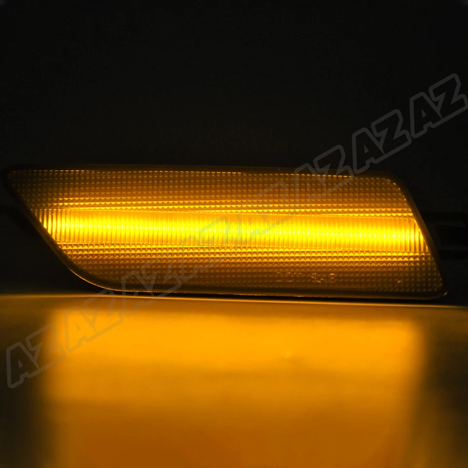 For 2014-2022 Porsche Macan Smoked LED Amber Front Side Marker Light 95B945119 Foto 2 de 4