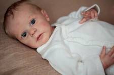 19'' Reborn Baby Unfinished Doll Kit Newborn Baby Unpainted Blank Parts DIY Toy