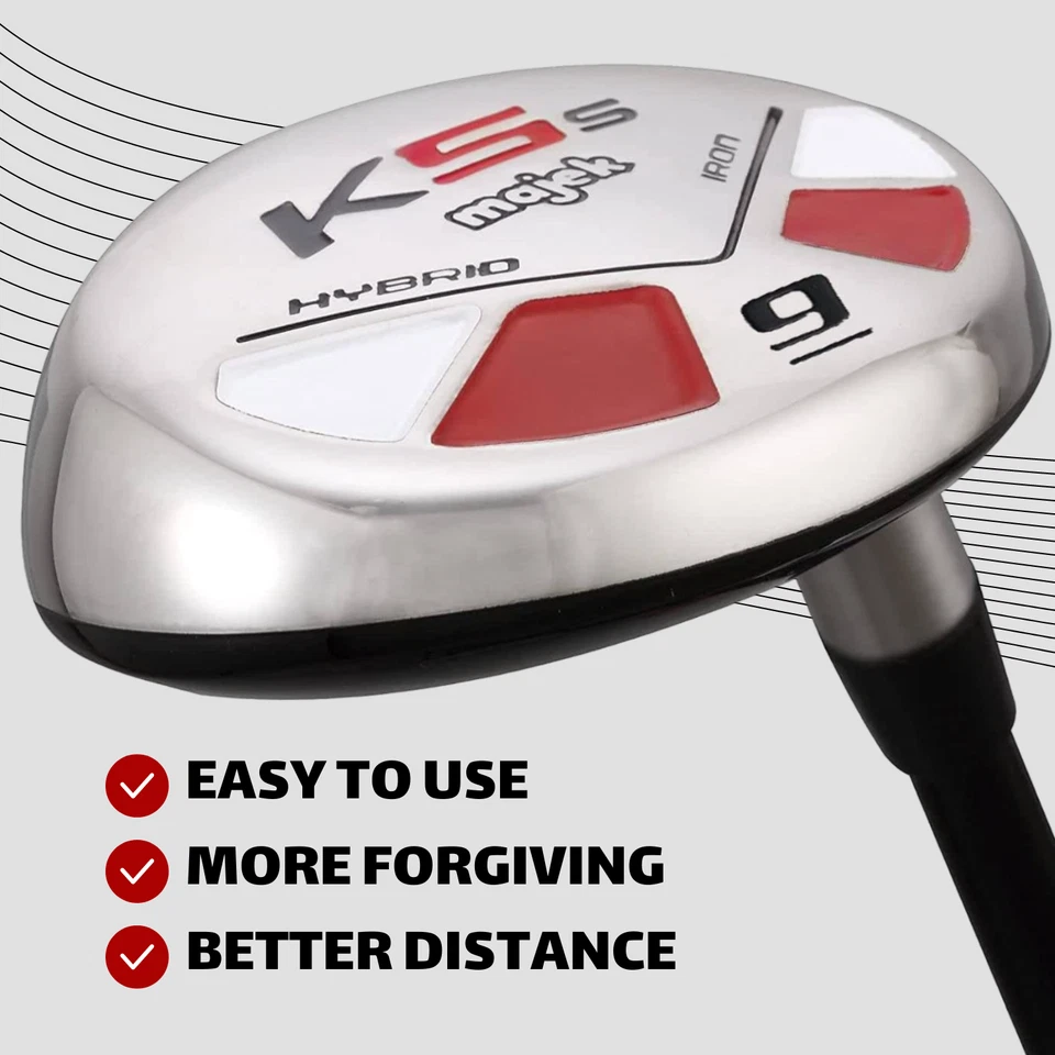 Womens Majek Golf Ladies #9 Hybrid Lady Flex New Rescue Utility L Flex Club - Image 4 of 4