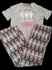 Star Wars Holiday christmas Pajama Boys L
