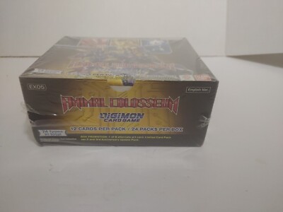 Bandai Digimon Animal Colosseum EX05 TCG Booster Box - 24 Packs for sale online | eBay Bandai Digimon Animal Colosseum EX05 TCG Booster Box - 24 Packs for sale online | eBay
