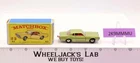 Mercury Cougar 62 Lesney Matchbox Series 1960's Made In England