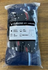 Conkend Boys Boxer Briefs Cotton Big Boys Underwear Breathable With Fly 5-Pack L