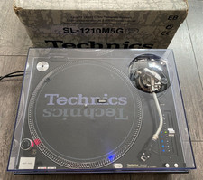 1 X Technics Sl-1210 M5g Turntable With Original Box, Lid, Needle & Slipmat Mk5g