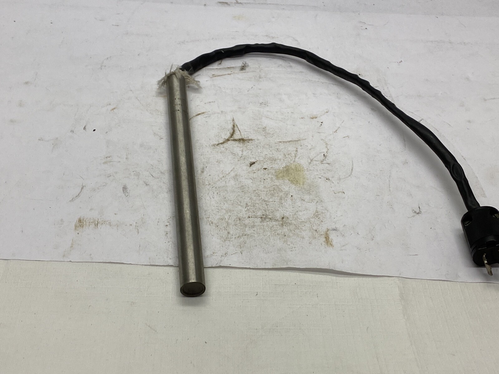 NOS Fast Heat 120V 1000W 8” Length 3/8” Dia. Plug-in Cartridge Heater CH28089