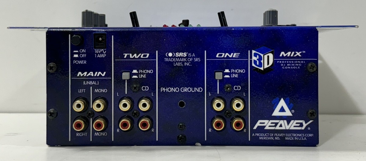 Peavey Mix Pro 3D Professional Dj Mixing Console Mixer For Parts