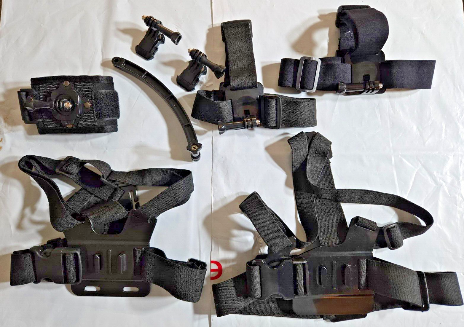 Action Camera Mount Accessories Chest Head Wrist Harness Straps J Hook Clean-image