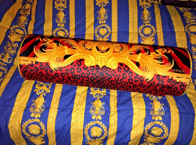 VERSACE Pillow Bolster Medusa Bed Sofa Throw Cushion King Home Luxury SALE NEW