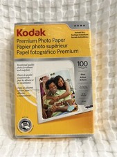 Kodak Premium Photo Paper 100 Sheets 4x6 Gloss Instant Dry NEW-SEALED