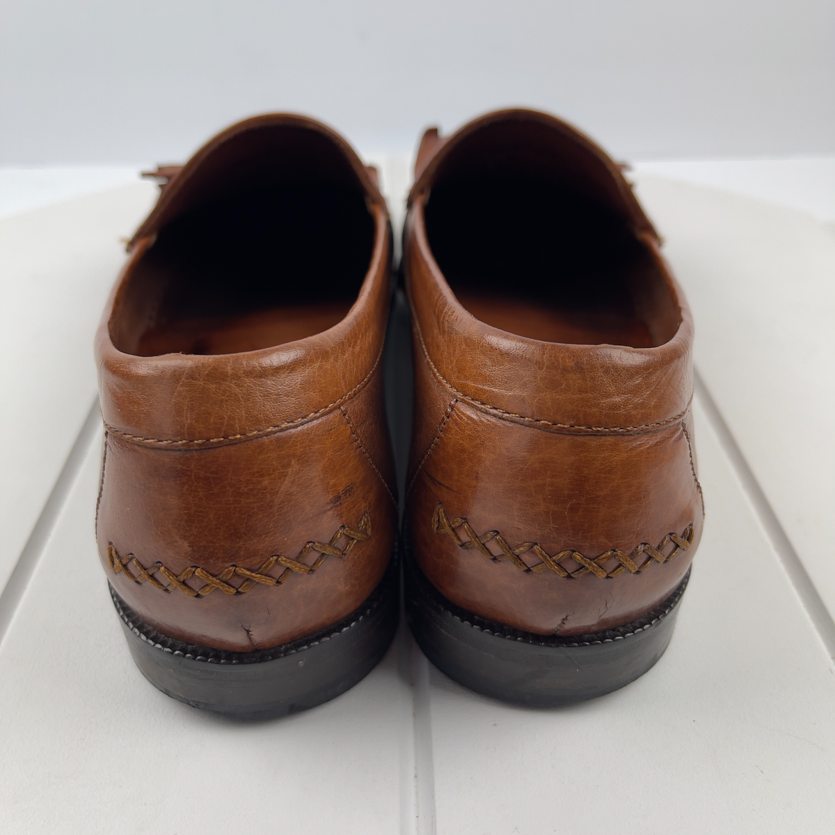 Authentic Cole Haan men’s designer brown leather loafers sz 10.5 Amazon.com | Cole Haan Men main image 2