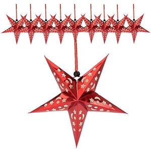 Details About Paper Star Lantern 3d Pentagram Lampshade For Christmas Xmas Party Holloween B