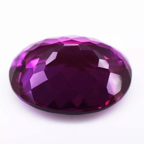 Granato rodolite viola rosato 12-13 ct 15x12 mm pietra preziosa naturale taglio ovale sfusa - Foto 4 di 4