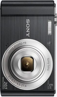 Sony CyberShot DSC W810 20.1 MP Digital Camera W/Battery & Charger