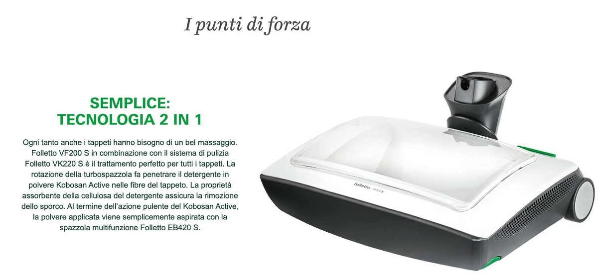 Lavapavimenti Vorwerk Folletto SP7s Rigenerato