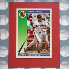 VTG MLB 1992 Score Baseball Card California Angels #535 Wally Joyner First Base