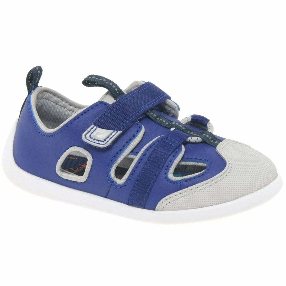Sandali Clarks Play Bright Toddler blu sintetici da ragazzo taglia UK 6 9 1 2 G 