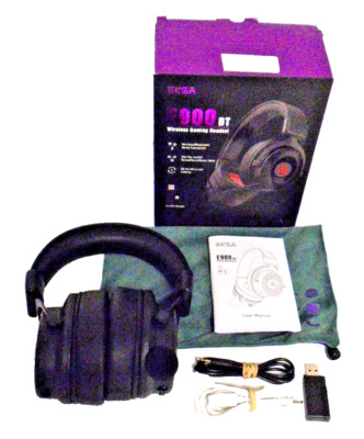 EKSA E900 BT Wireless Gaming Headset Ultra-Low Latency Open Box NO Reg. Card