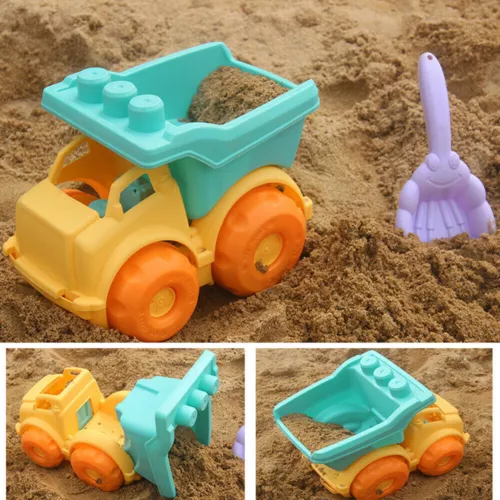 Beach Toys Set for Kids Toddlers Beach Sand Toy Kit Bucket Shovel Sand Truck US - Bild 16 von 24