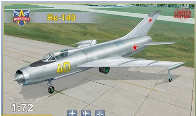 ModelSvit 72031 - Soviet Yakovlev Yak-140 prototype fighter 1/72 scale model