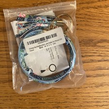 New Wristlet Bracelet Tassel Keychain Bangle Key Ring Tropical