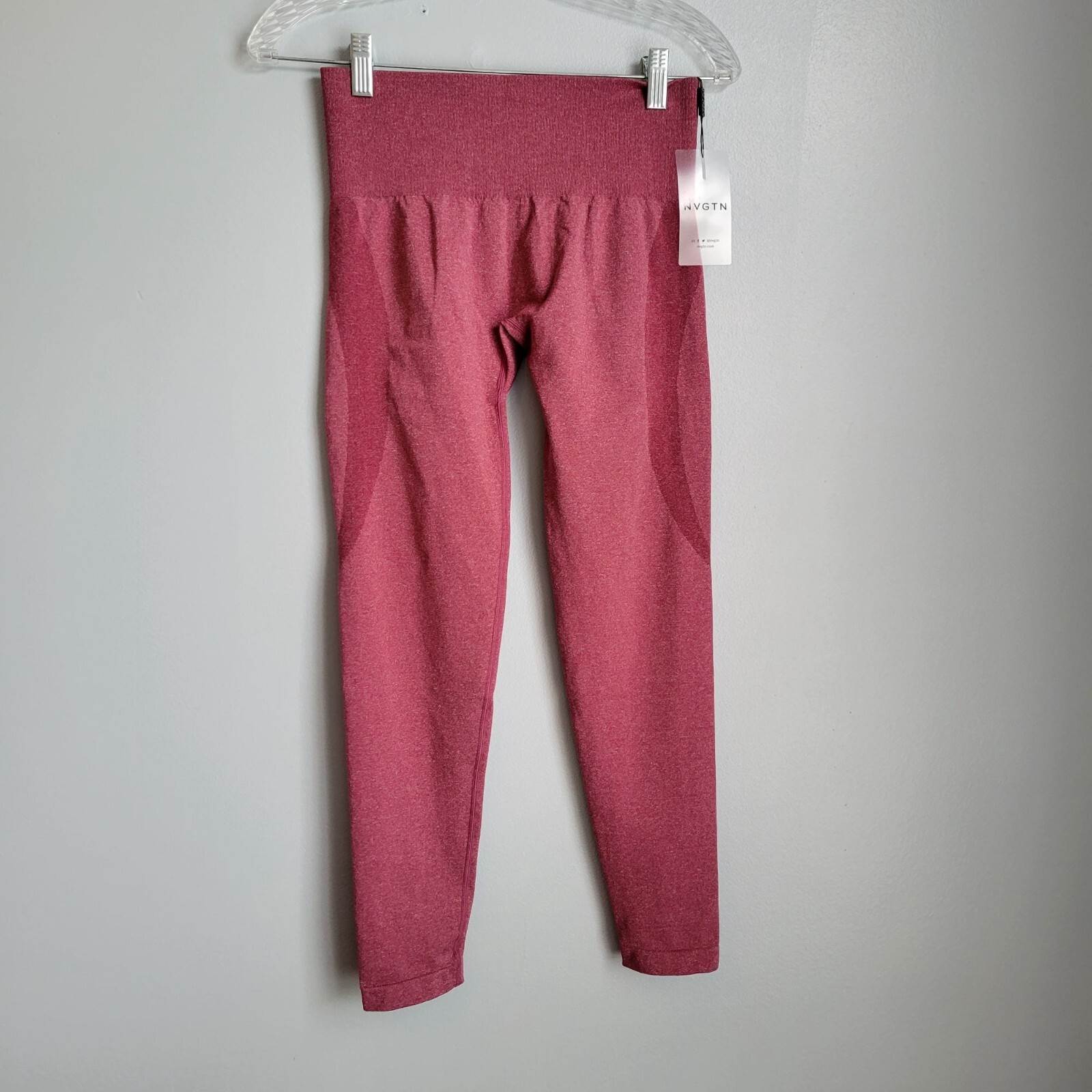 NVGTN Leggings Seamless Size Medium Burgundy NWT eBay