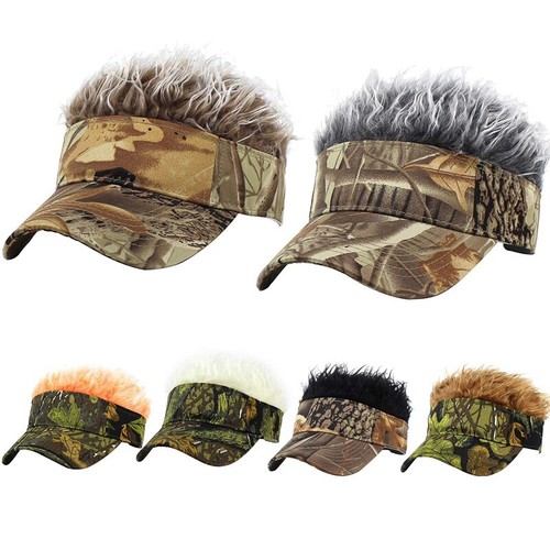 Unisex Camouflage Sun Visor Hat With 