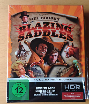 Blazing Saddles (1974) Ultimate Steelbook Collector's Editition [4K Ultra-HD]