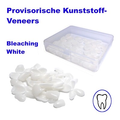 Zahnarzt Provis Kunststoff Veneers Verblendschale Bleaching White Ersatz Zähne