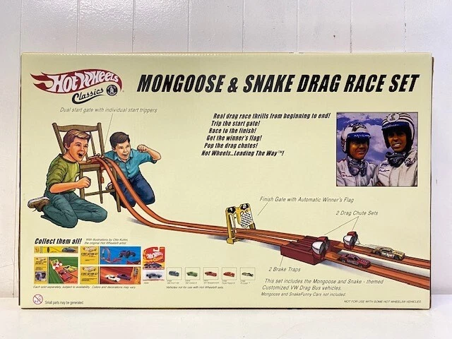 Hot Wheels Classics Mongoose and Snake Volkswagen Drag Bus Race Set Sellado Foto 4 de 4