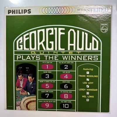 Plays The Winners Album Vinyl Record The Georgie Auld Quintet Jazz Philips