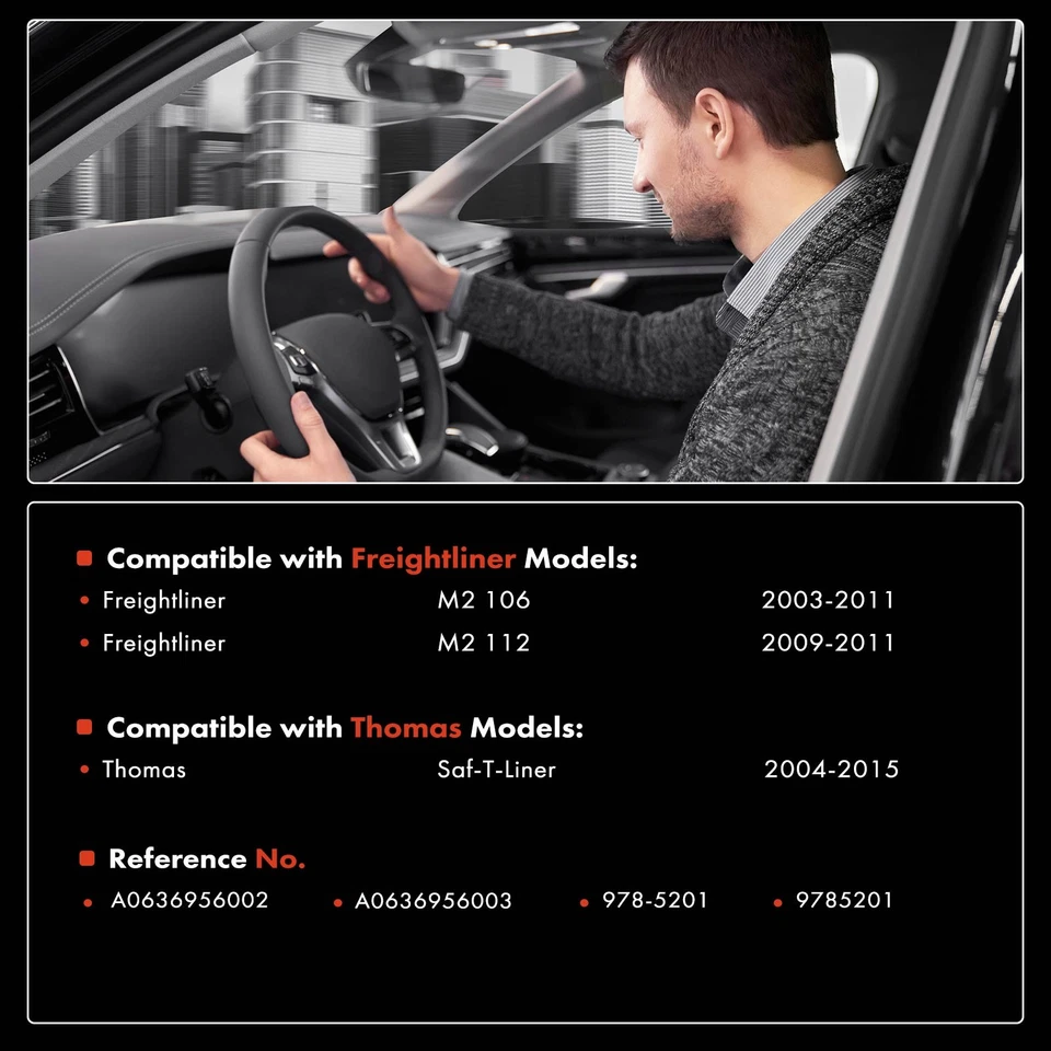 Interruptor de señal de giro multifunción para Freightliner M2 106 03-11 M2 112 Thomas Foto 2 de 4