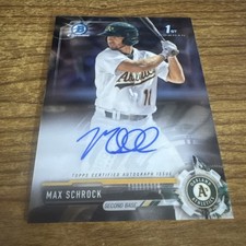 2017 Bowman Chrome Prospects Autographs #CPA-MSC MAX SCHROCK  Auto Athletics 