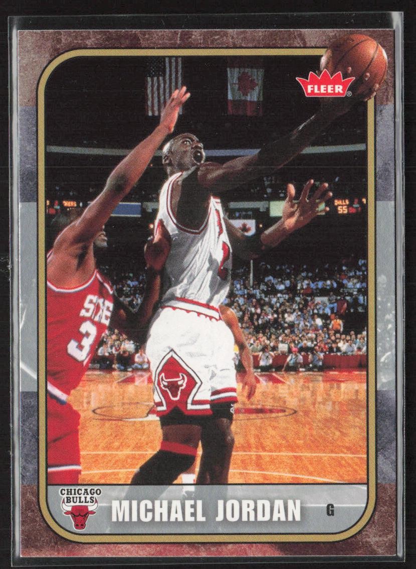2007-08 Fleer Michael Jordan #25 Basketball Card