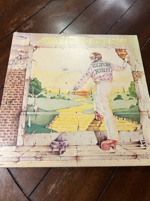 Elton John Goodbye Yellow Brick Road 1973 MCA2-10003 2 Record Set Vinyl LP3 G+