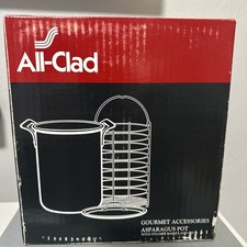 All-Clad Stainless Steel Asparagus Steamer Pot Set59905 New Giftable: Ships Free