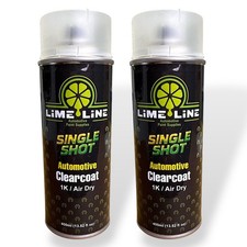 Lime Line 1k High Gloss Urethane Clearcoat Spray Paintaerosol - Pack Of 2 Lime Line 1k High Gloss Urethane Clearcoat Spray Paintaerosol - Pack Of 2