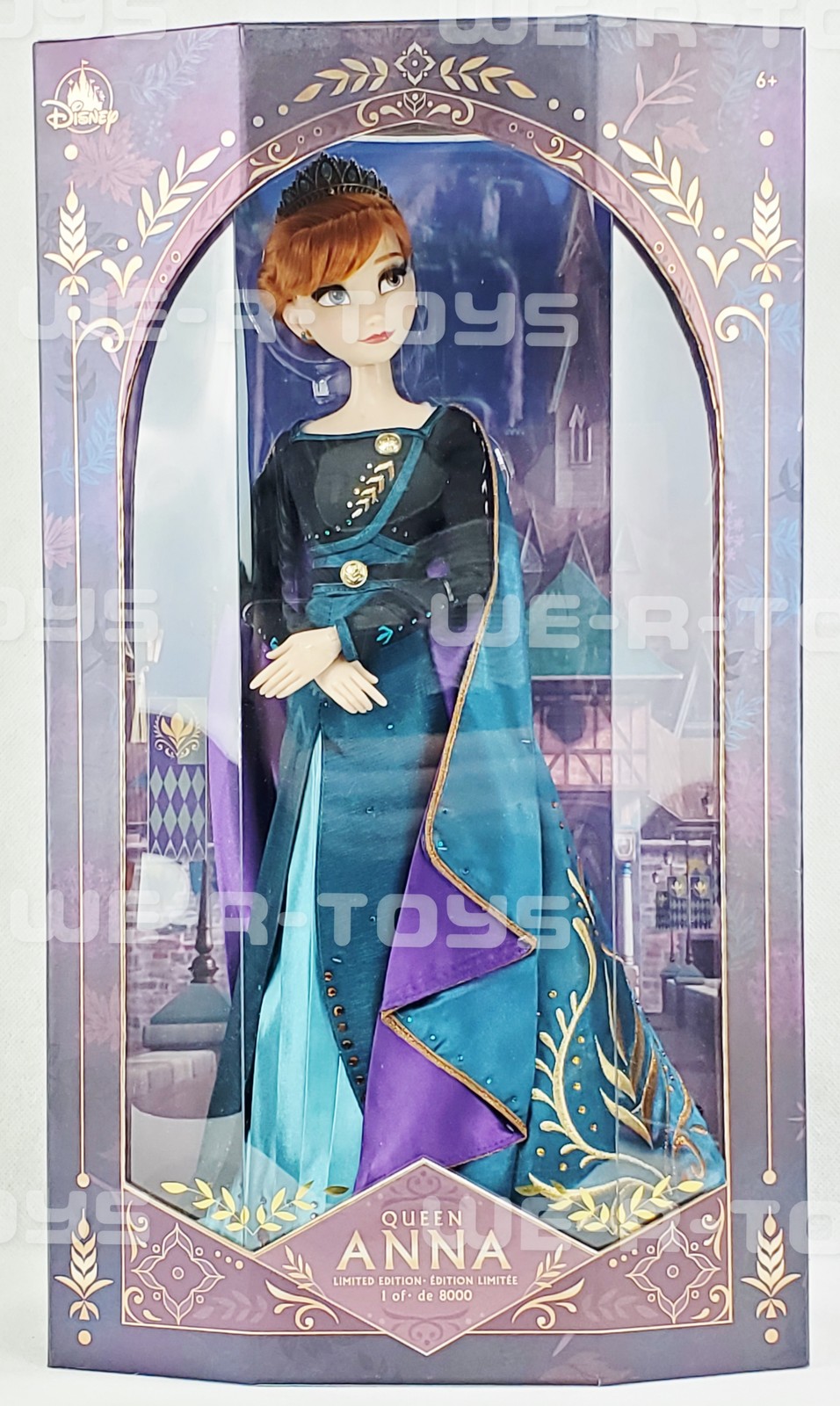 Disney Store Frozen II Queen Anna Limited Edition Doll 17"" Tall 1 of 8000 NRFB