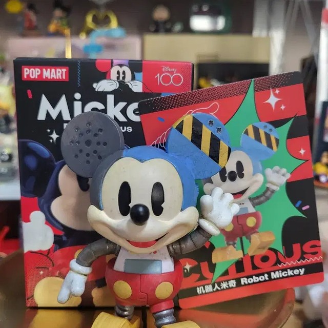 Disney Mickey Mouse 100th Anniversary Robot Figure - New